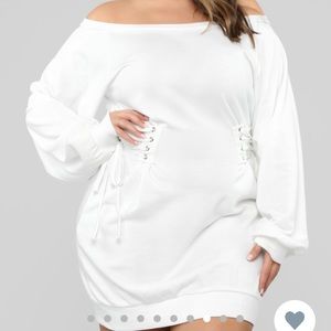 Fashion Nova Rise And Grind Corset dress NWT